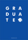 Blue with Gold Foil Graduate Invitations Image 2 of 5